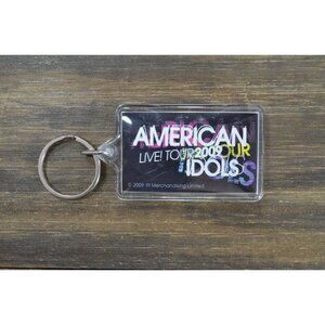 American Idols Tour Key Ring 2009 Singers Concert Momento Bag Charm